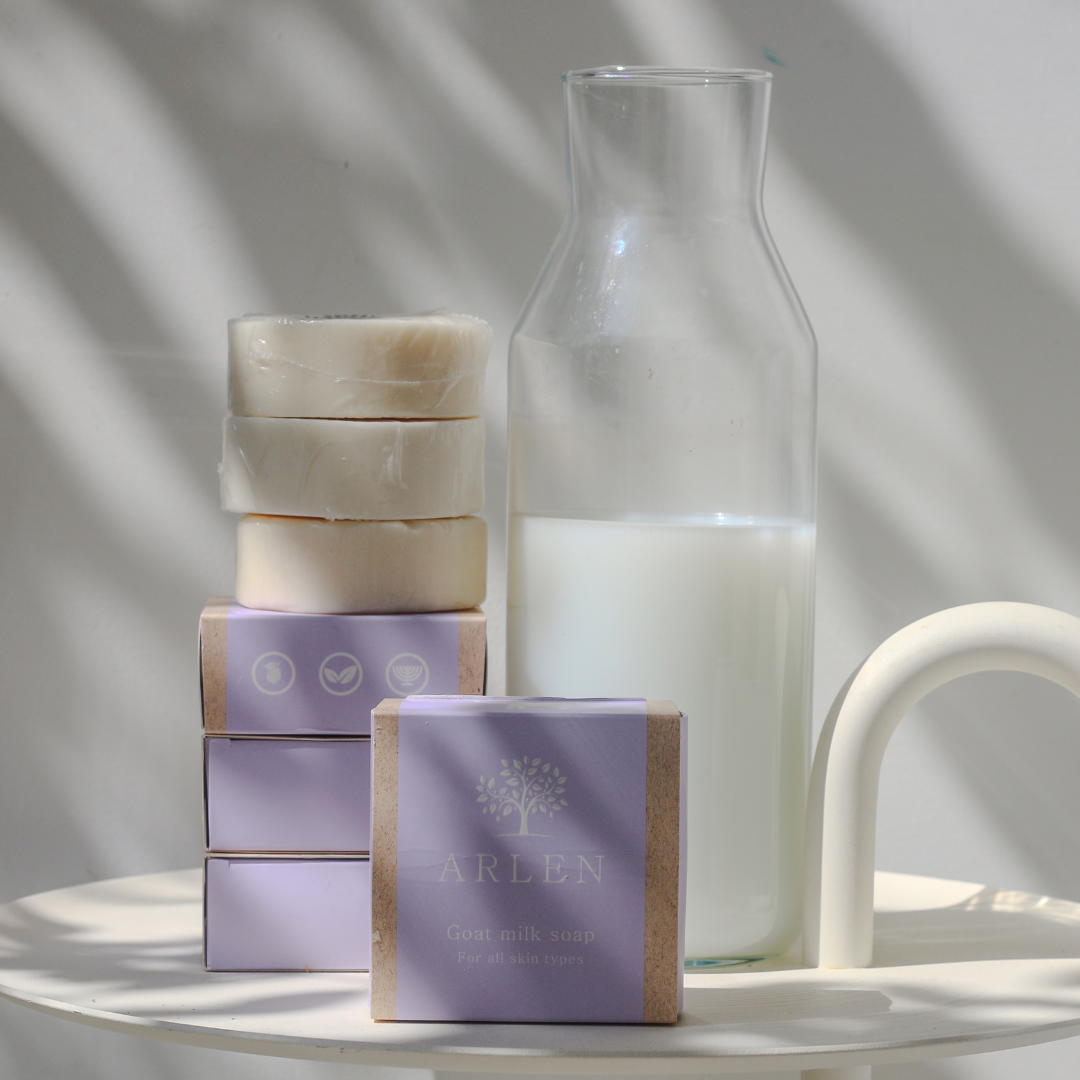 NATURAL GOAT MILK SOAP- מארז  2 סבונים